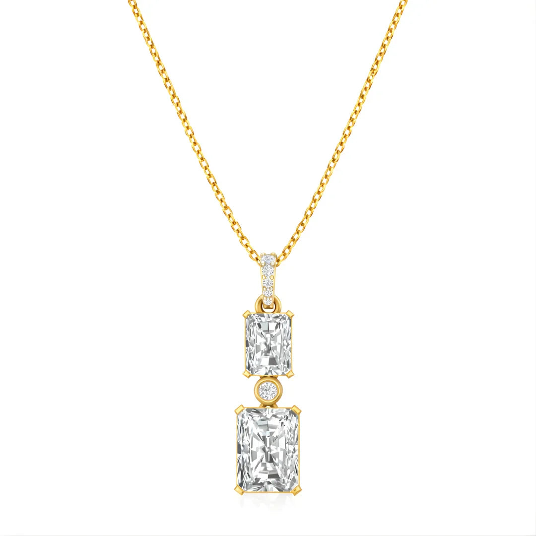 Emerald Duo Pendant