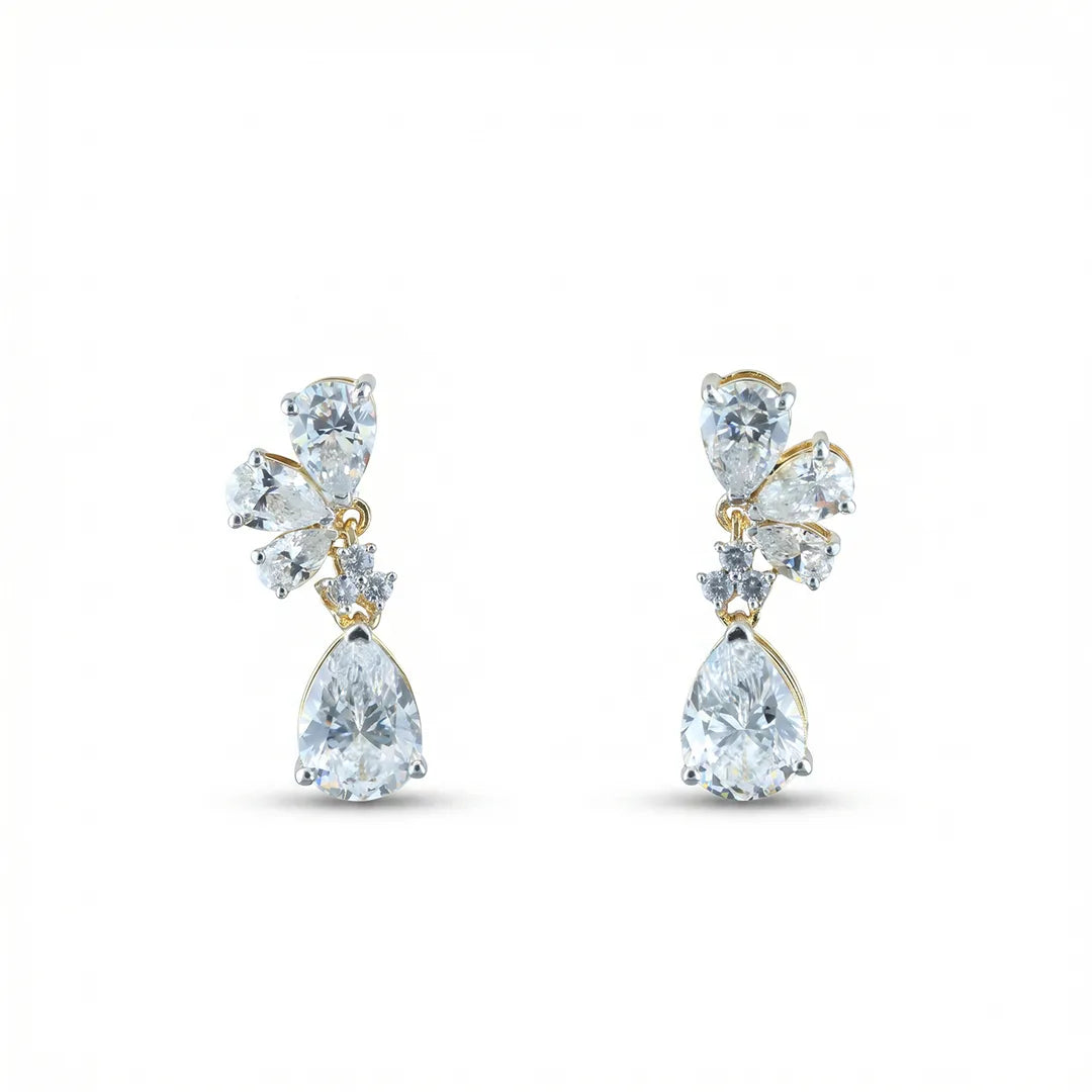 Moonlit Bloom Drop Earrings