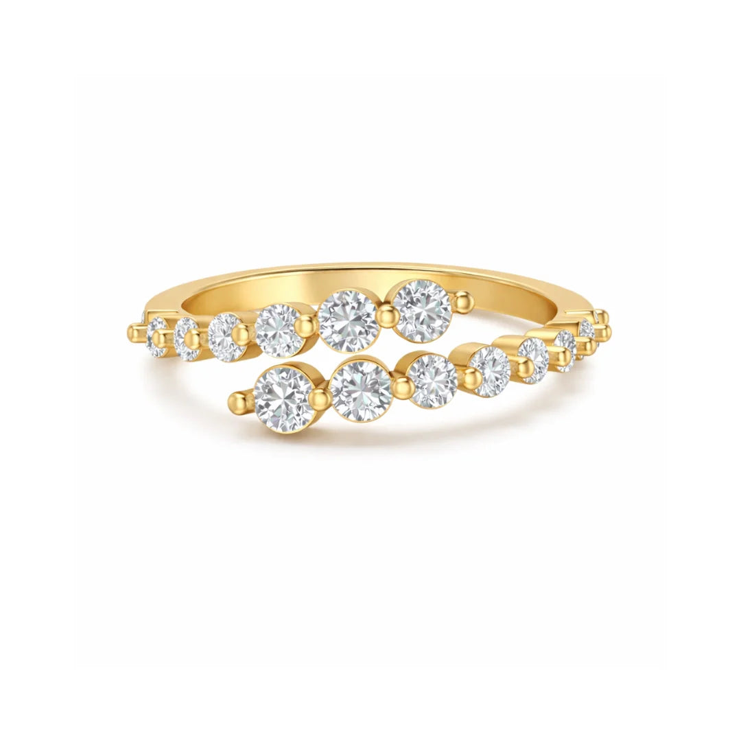 Cascade Wrap Ring