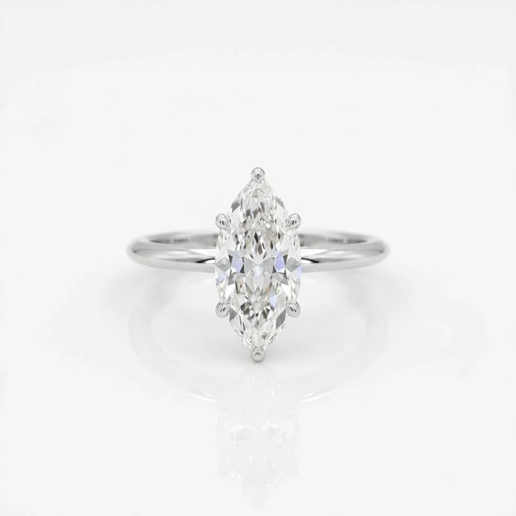 Marquise Solitaire Ring