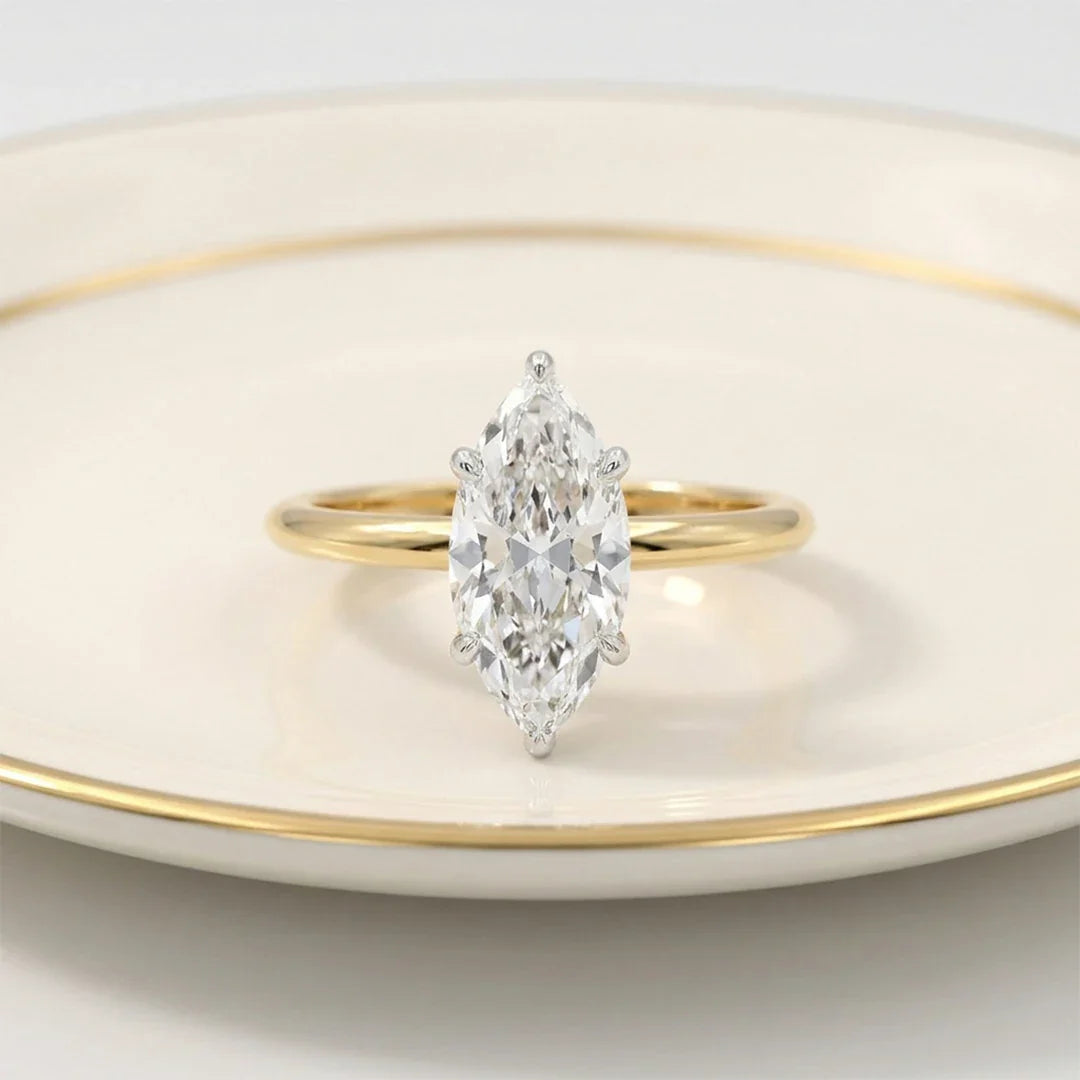 Marquise Solitaire Ring