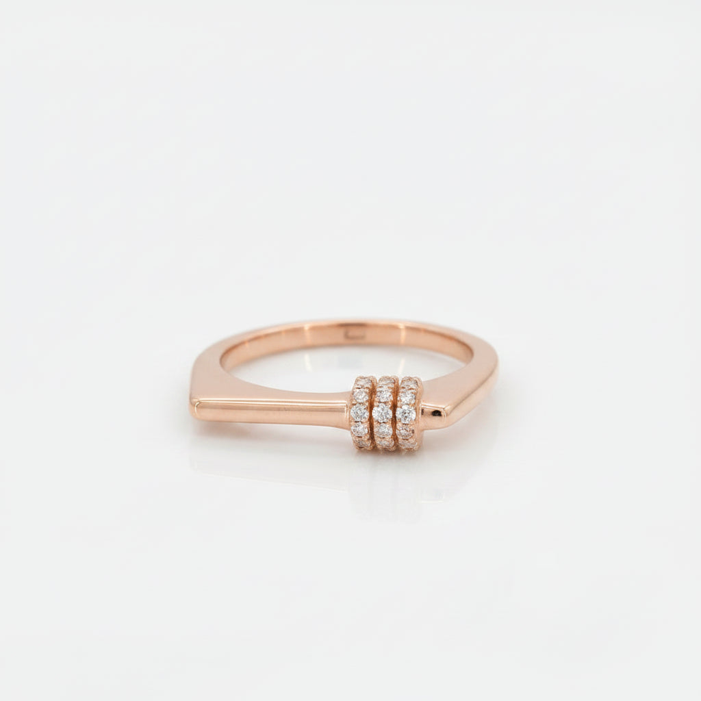 Triple Roller Square Ring