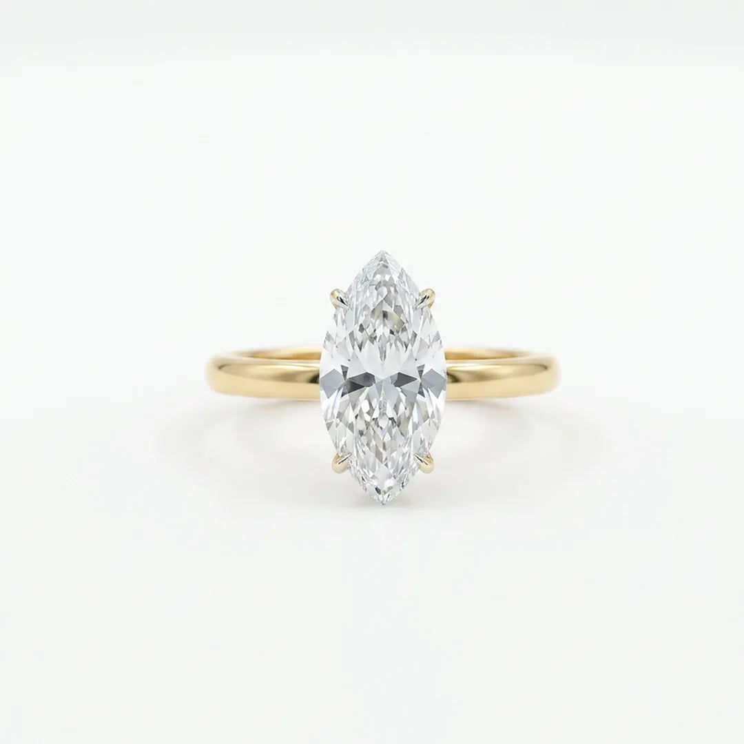 Marquise Solitaire Ring