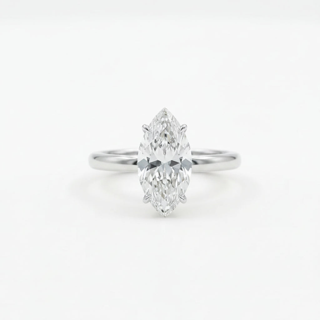 Marquise Solitaire Ring