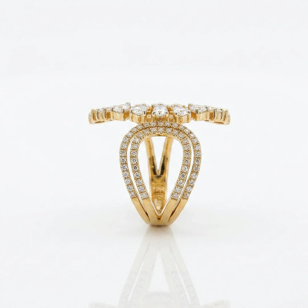 Aurelia Feather Wrap Ring