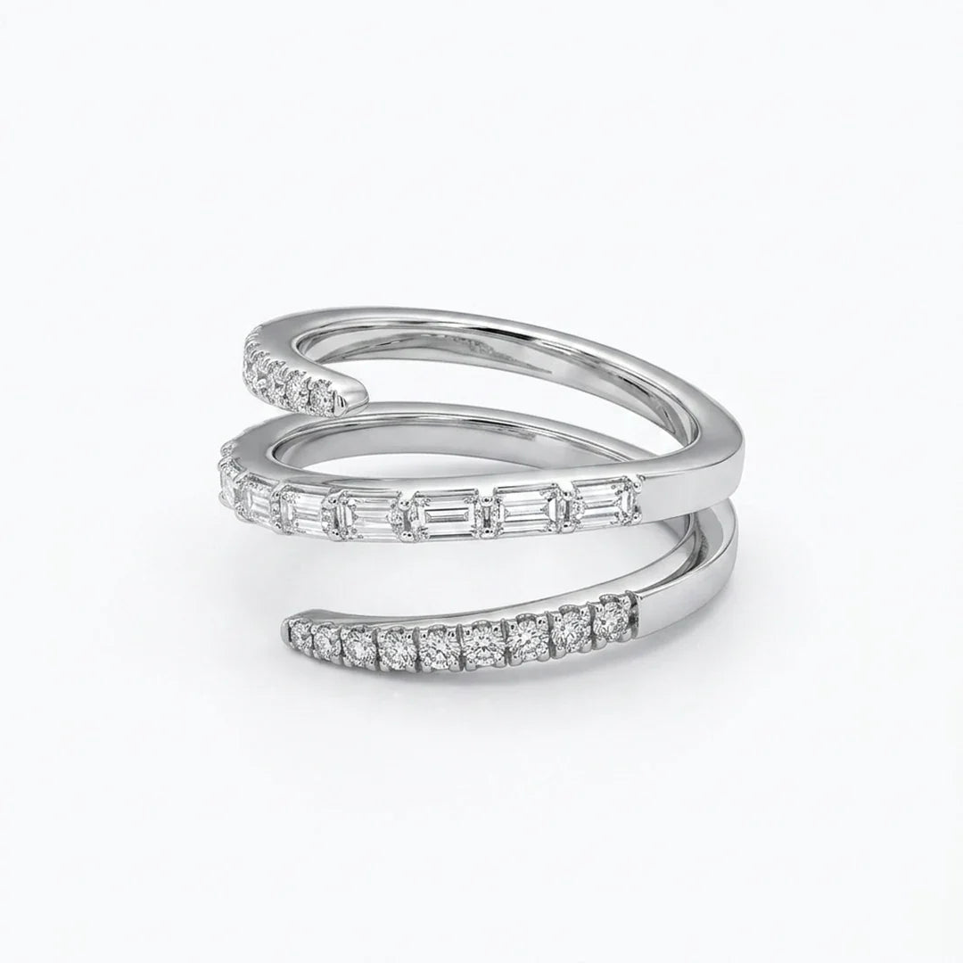 Baguette Luxe Wrap Ring