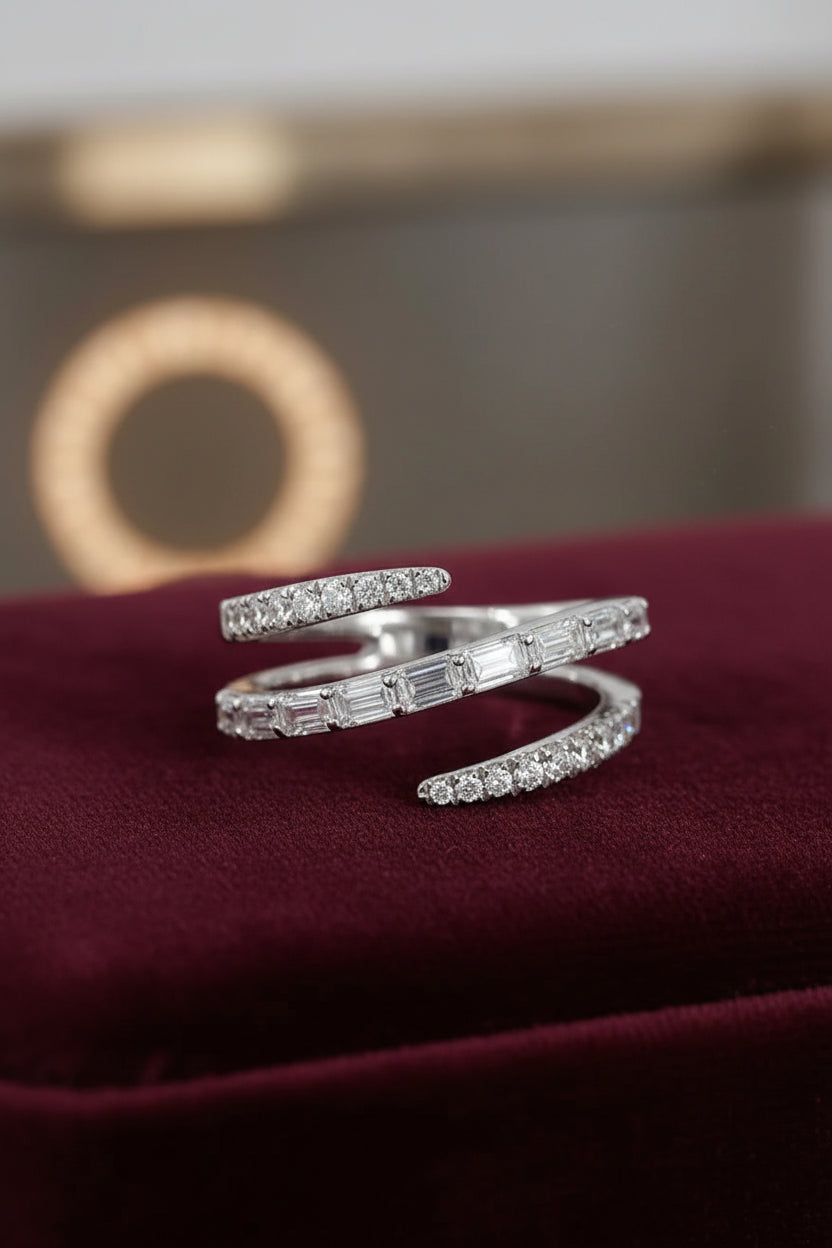 Baguette Luxe Wrap Ring