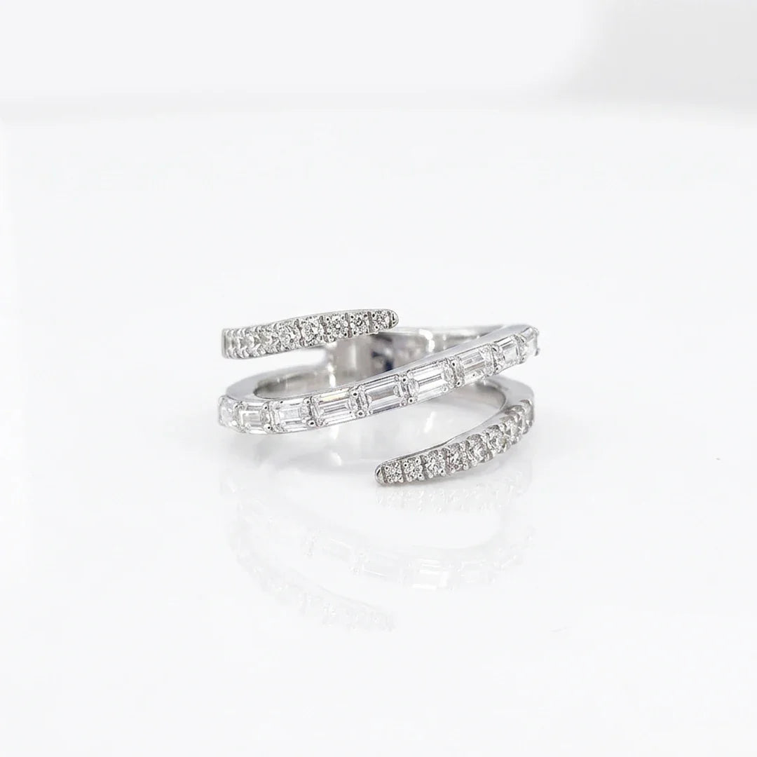 Baguette Luxe Wrap Ring