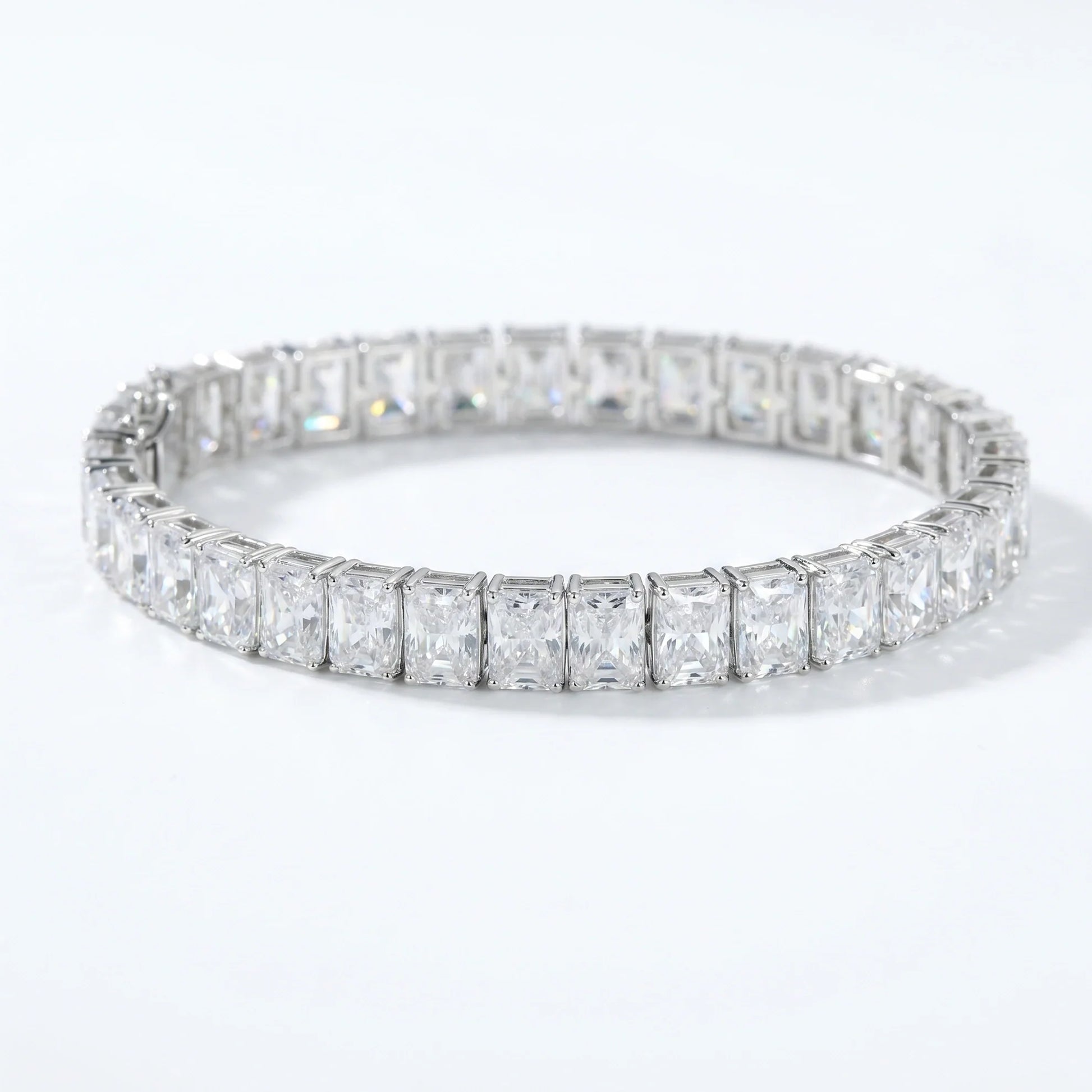Emerald Spark Tennis Bracelet