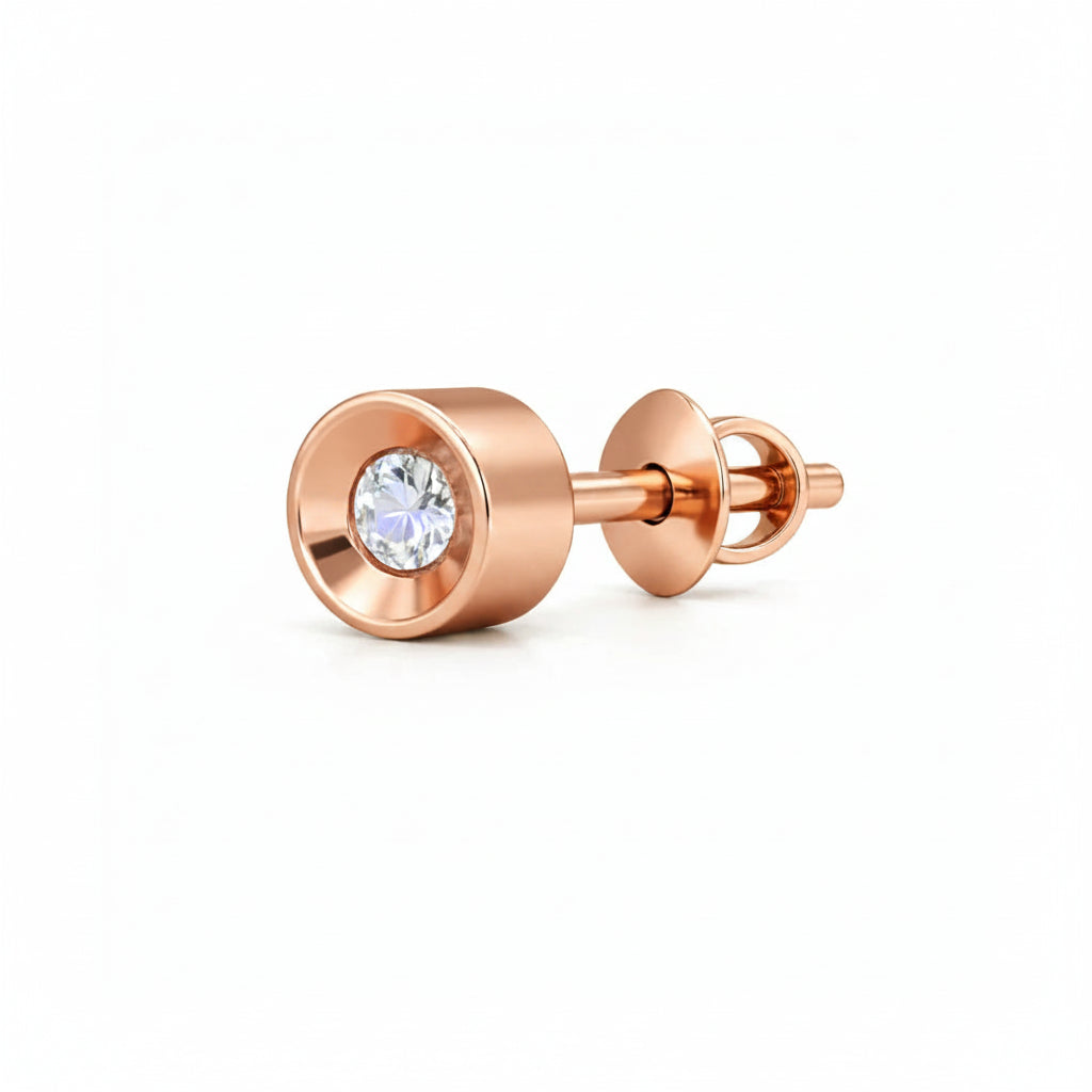 Bezelle Men Stud Earrings