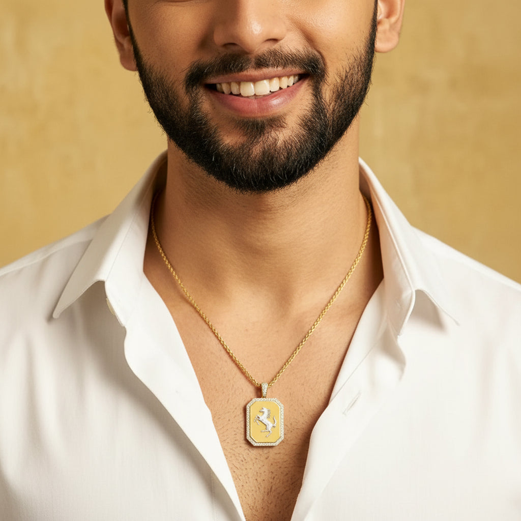 Ashwa Crest Pendant  Men