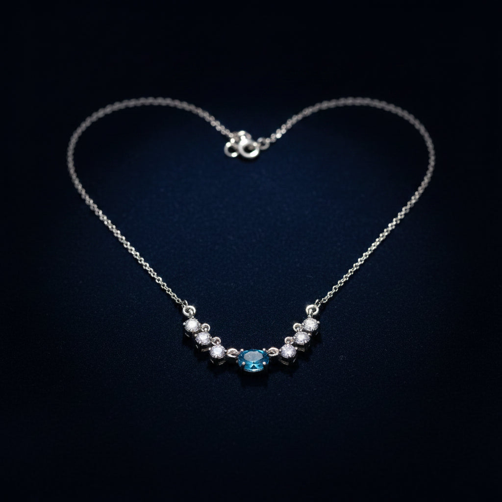 Aqua Blue Necklace