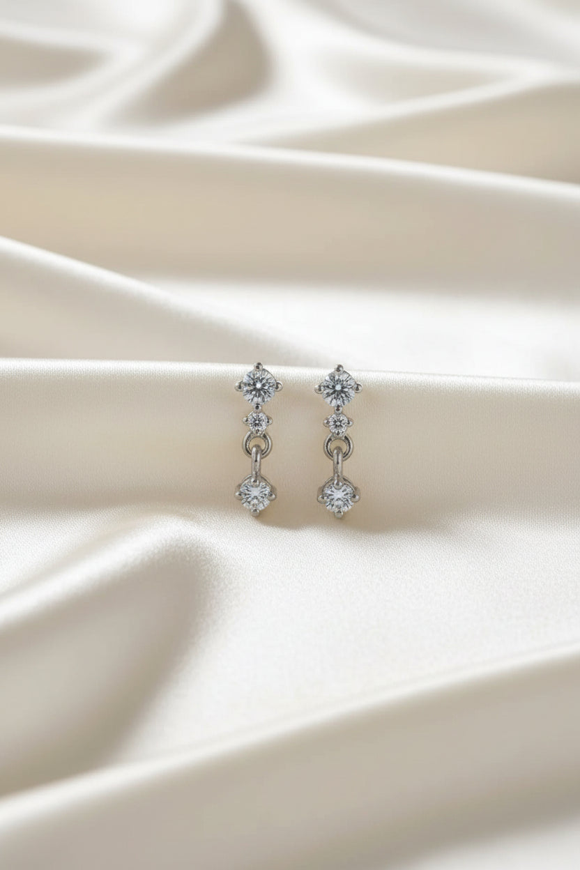 Dazzling Huggie Earrings