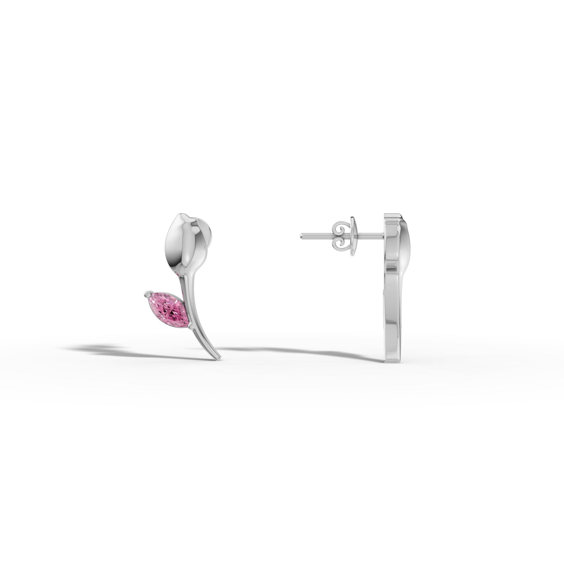 The Velvet Tulip Studs