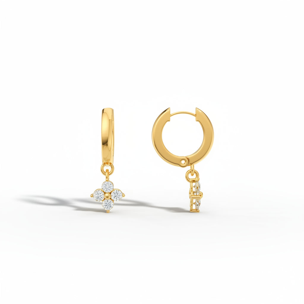 The Blossom Aura Hoop Earrings