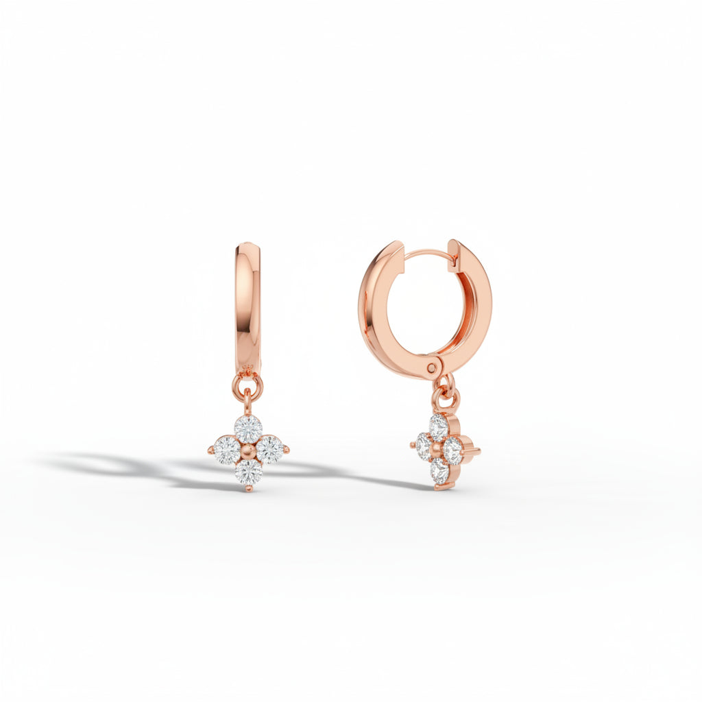 The Blossom Aura Hoop Earrings