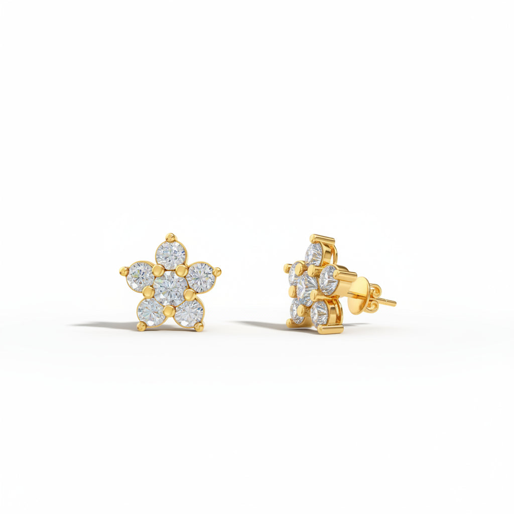 Flora Spark Stud Earrings