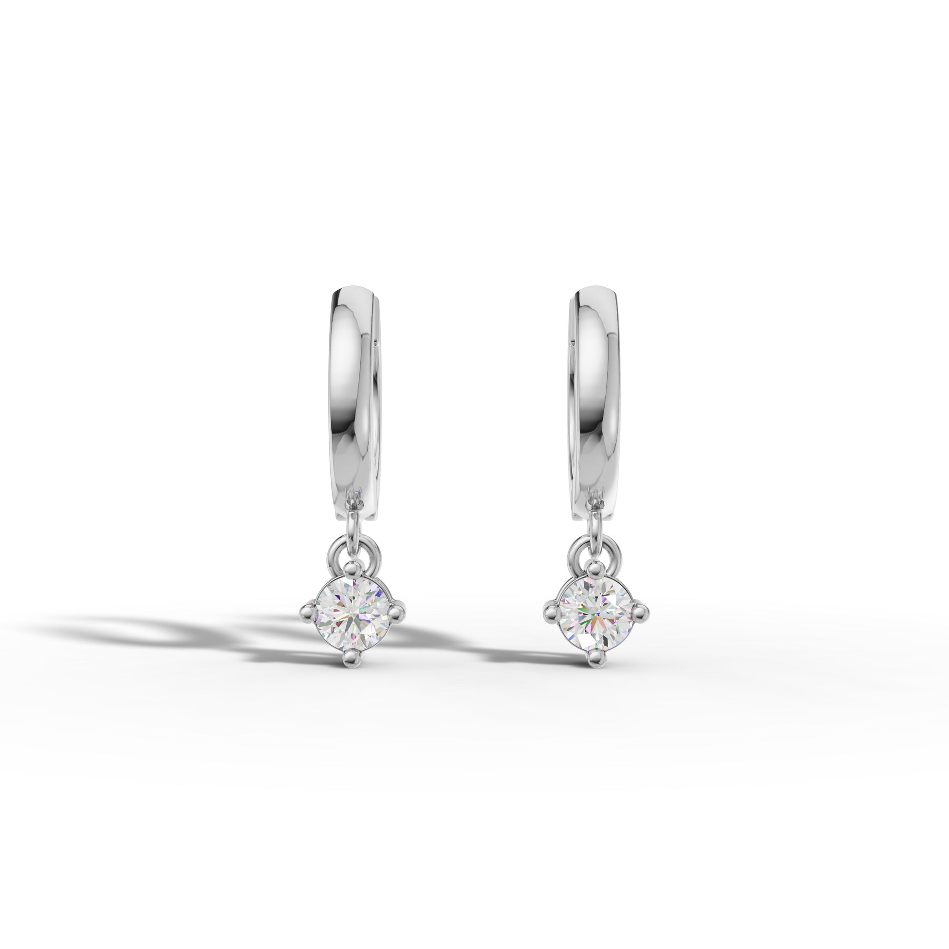 The Solitaire Drop earring